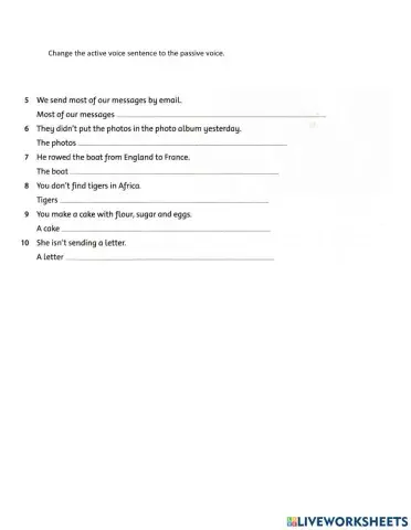 Active vs Passive Voice