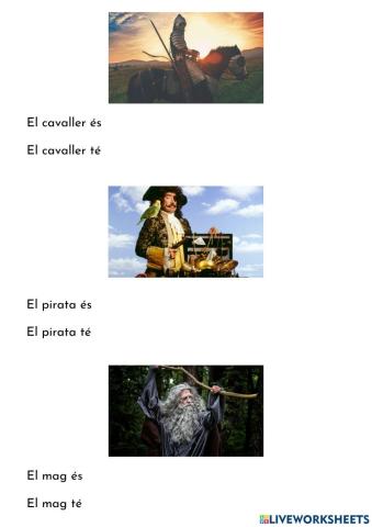 Descripcions personatges