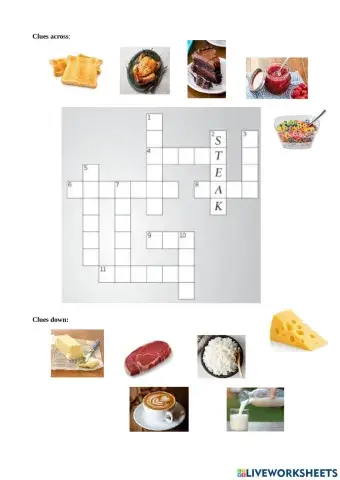 Food crossword