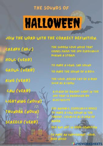 The sounds of halloween