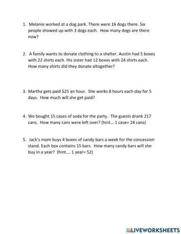 2 step multiplication