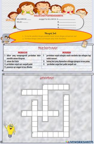 Latihan kalor dan perpindahannya