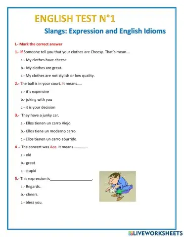 Slangs - idioms