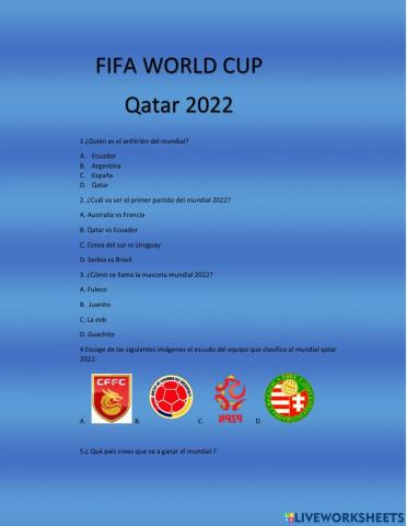Mundial Qatar 2022