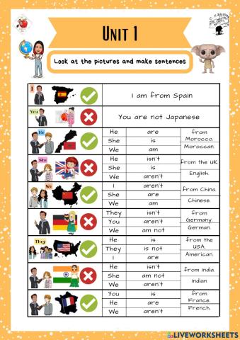 5th grade. Unit 1. Sheet 4. Richmond