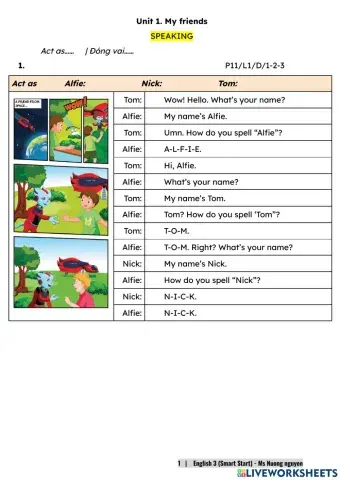 E3SS U1 (speaking) My friends -nuongnguyen