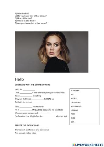 Hello Adele