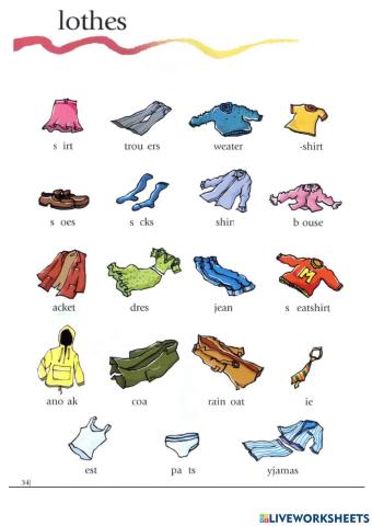 Clothes-vocabulary