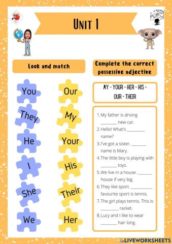 5th grade. Unit 1. Sheet 6. Richmond