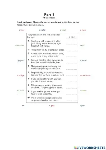 Flyer 4 test 1 part 1, 2