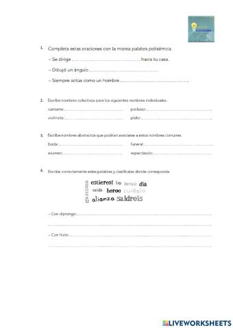 Ficha 2 lengua tema 3