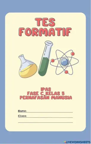 Soal Formatif Kelas 5 - Pernafasan Manusia