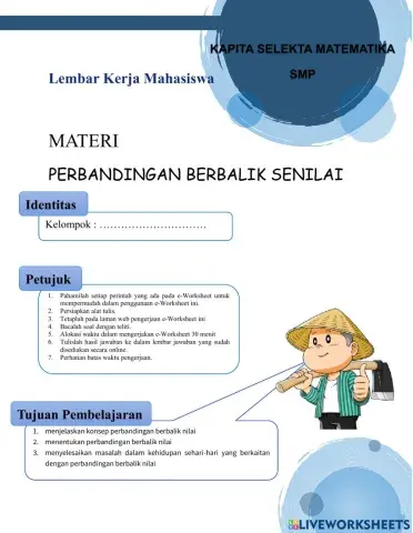 LKM Perbandingan Berbalik Nilai