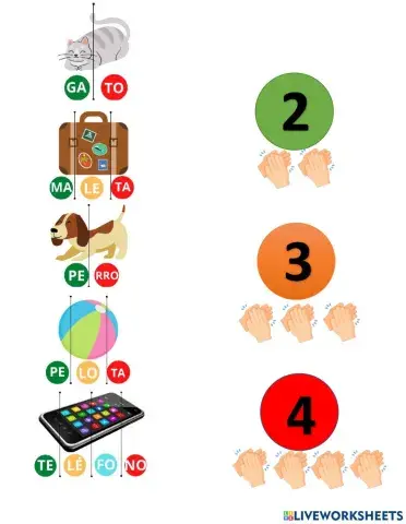 Segmentación y conteo de sílabas