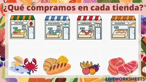 que compramos en cada tienda