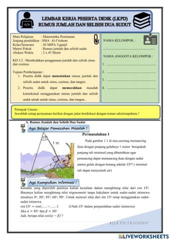 Lkpd jumlah selisih dua sudut