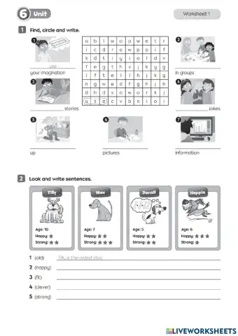 Junior 4 - Superlatives and Vocabulary
