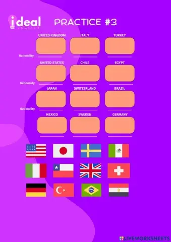 Countries, Nationalities and Adjectives