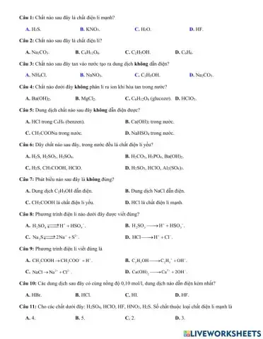 Đề cương ôn tập