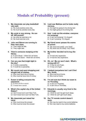 Modals of Probability