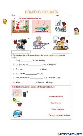 Household chores
