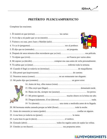 Pret. Pluscuamperfecto