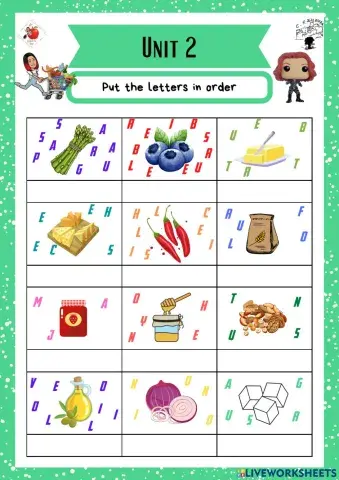 6th grade. Unit 2. Sheet 2. Richmond