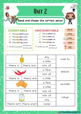 6th grade. Unit 2. Sheet 5. Richmond