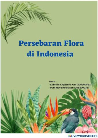Penyebaran Flora di Indonesia