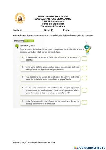 Vistas del Explorador