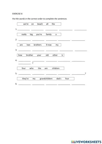 IE0, Unit 2, Langauge Builder, Exercise 8