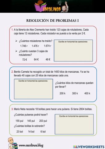 Resolución de problemas I