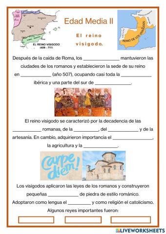 La Edad Media II - El reino Visigodo