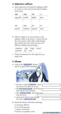 Personality adjectives - 2