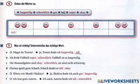 Finden-gut-langweilig