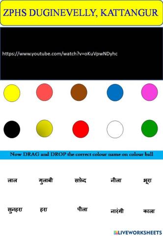 Names of colours