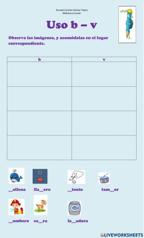 Uso b - v