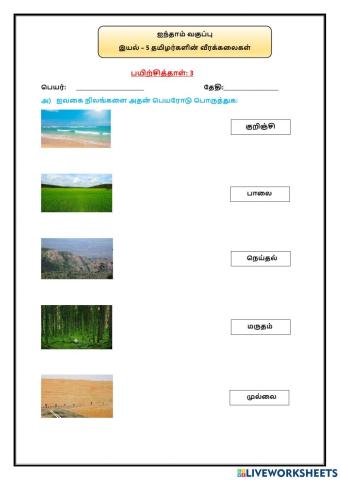 இயல் – 5 தமிழர்களின் வீரக்கலைகள்