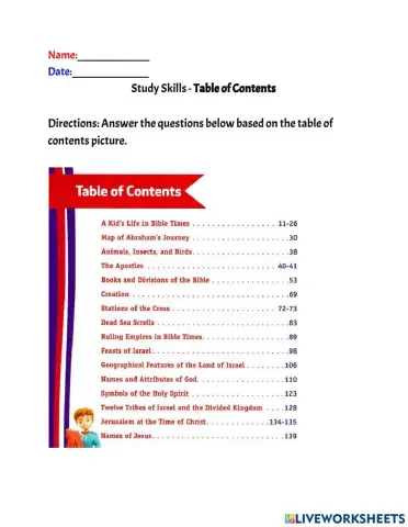 Table of Contents