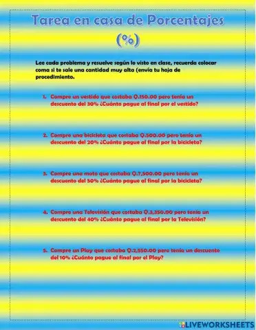 Porcentajes
