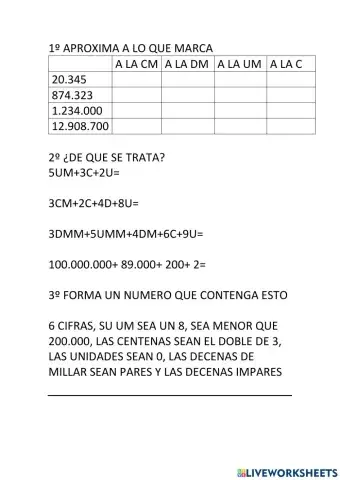 Matematicas 5º de primaria