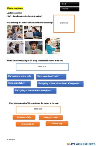 Offering help-things