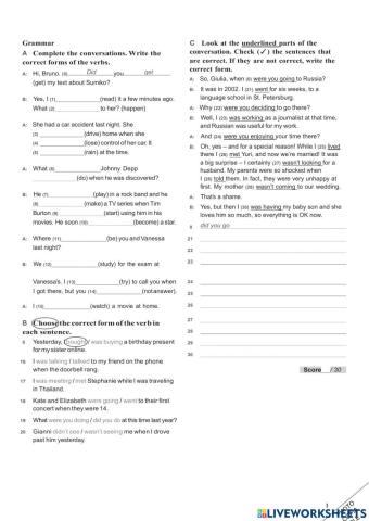 Simple past vs simple present.