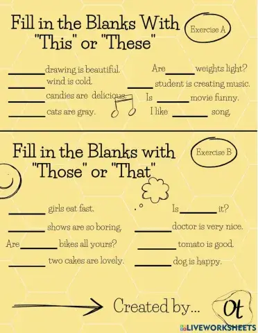 This, That, These, Those