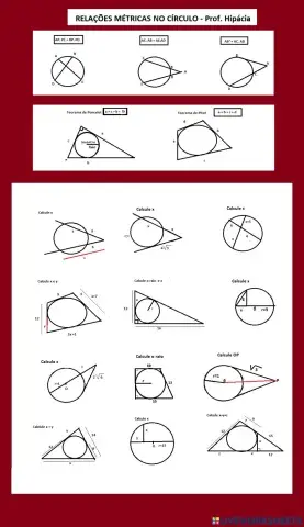 Relações métricas no círculo