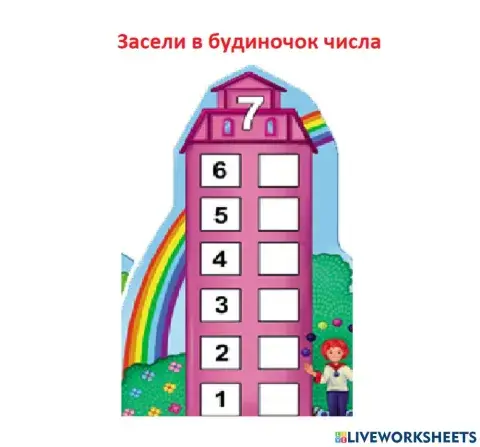 Склад числа 7