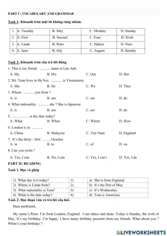 mid-term test 1-GRADE 4