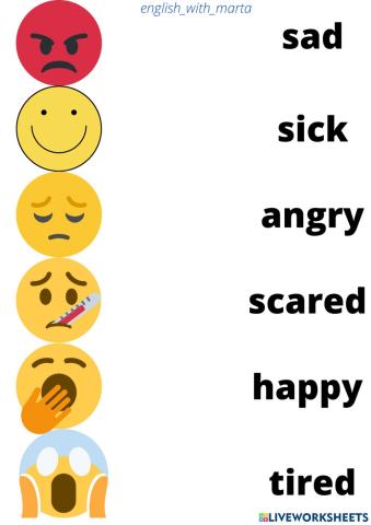 Emotions elementary kids