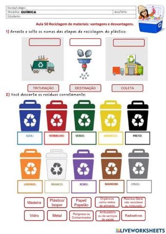 Reciclagem de materiais