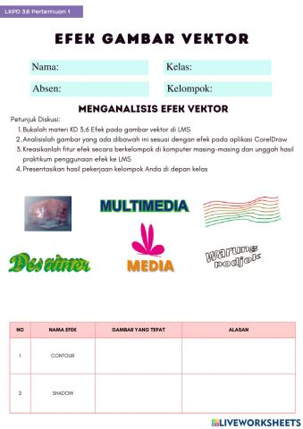 Lkpd dgp kd 3.6 - efek gambar vektor